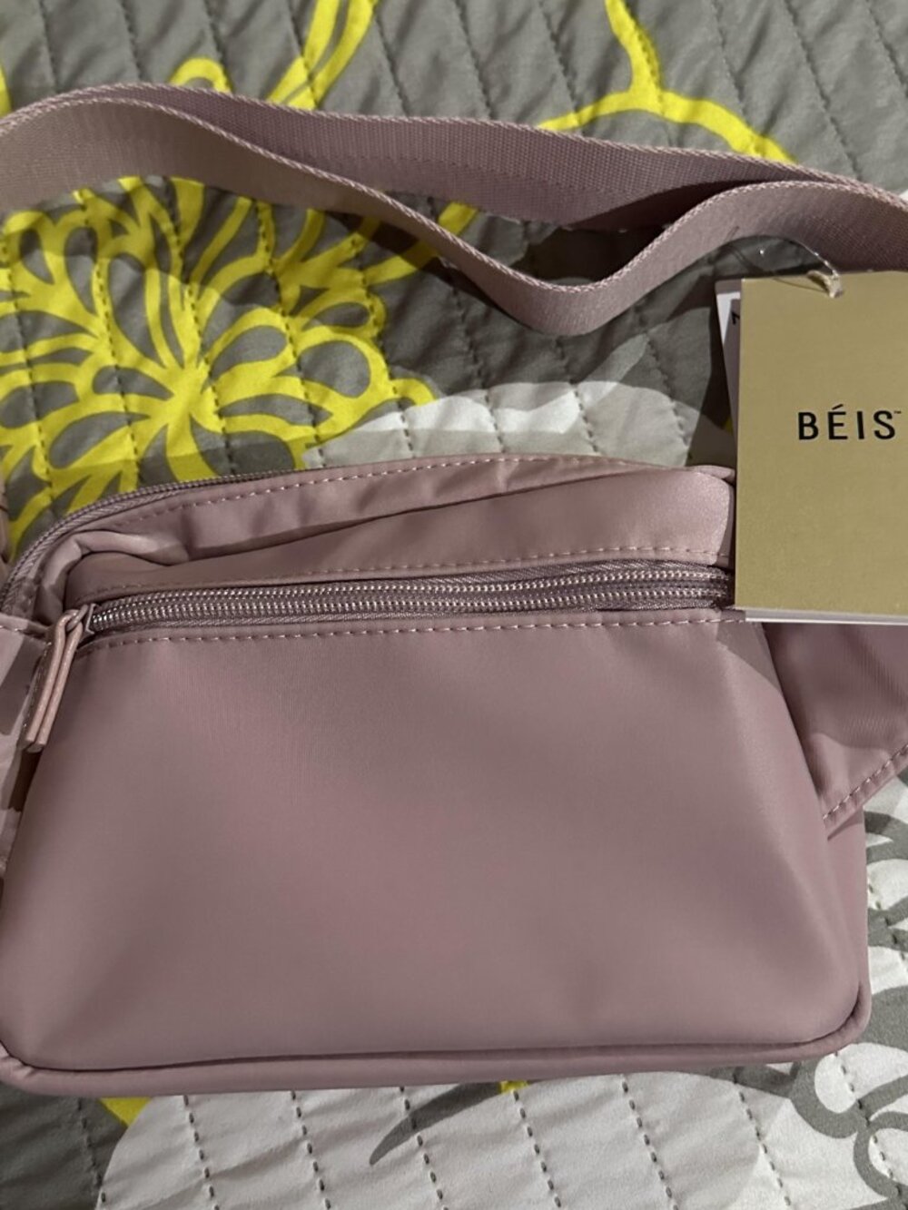 NWT Beis Atlas Pink Belt Bag